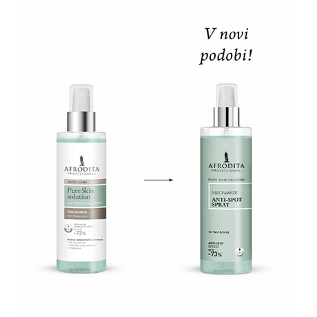 Afrodita PURE SKIN SOLUTION Pattanások elleni koncentrátum spray arcra és testre